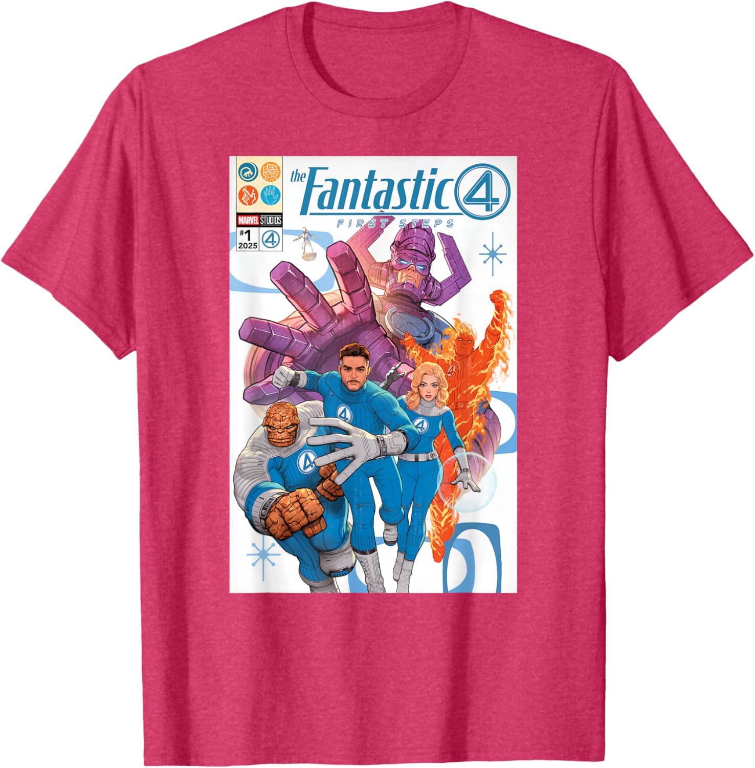 Marvel Fantastic Four Comic Book Cover Art T-Shirt for Fans and Collectors - 5