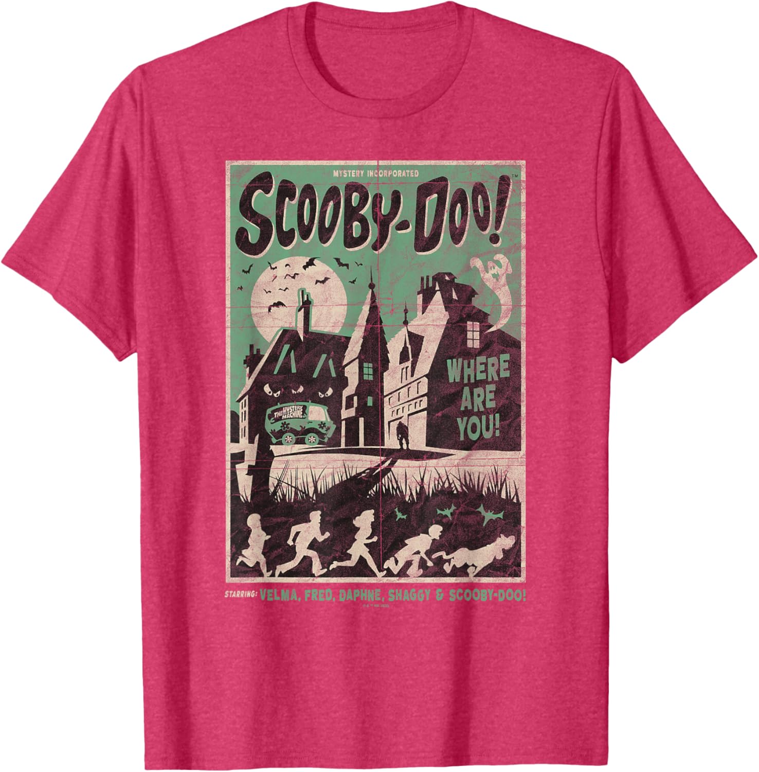 Scooby-Doo Mystery Incorporated Scary House Movie Poster T-Shirt - 6