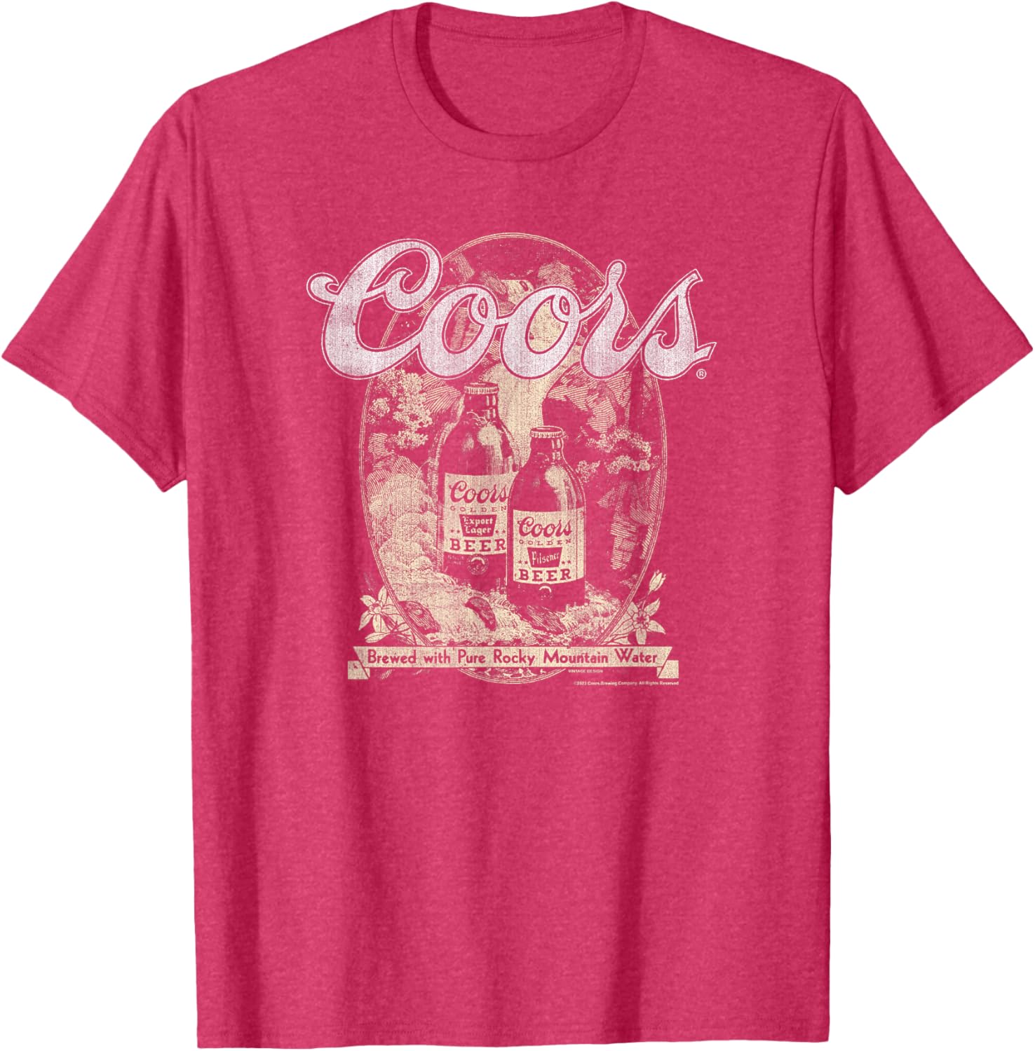Coors Classic Beer Vintage Banquet T-Shirt for Beer Lovers - 1