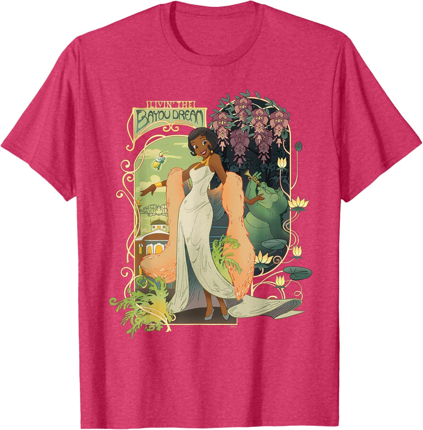 Disney Princess Tiana Livin' the Bayou Dream T-Shirt for Kids and Adults - 4