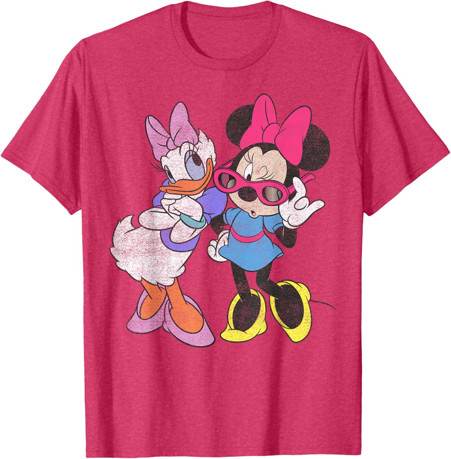 Disney Mickey and Friends Daisy and Minnie Short Sleeve T-Shirt for Kids - 6