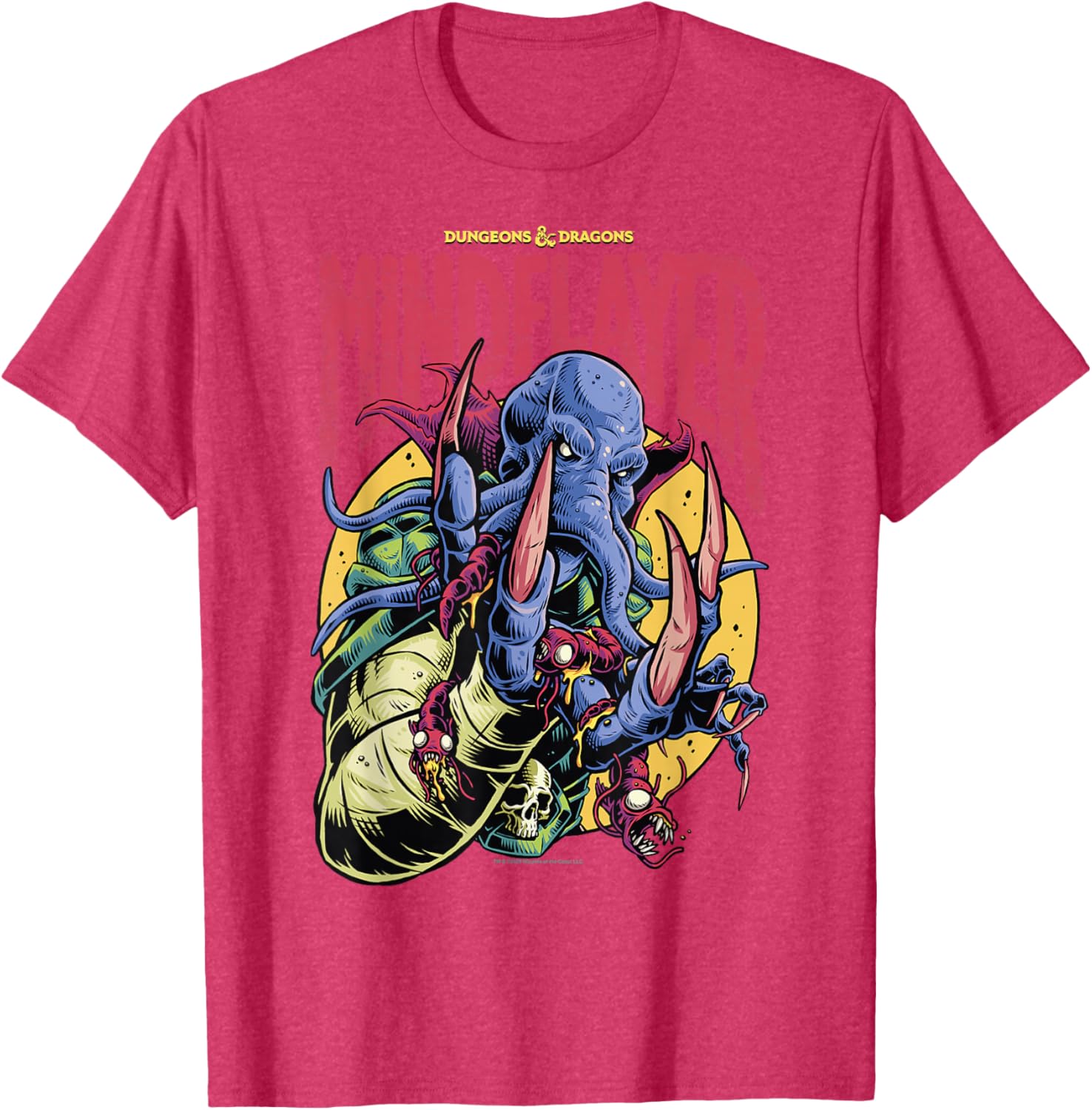 Dungeons and Dragons Mindflayer Logo T-Shirt for RPG Fans and Gamers - 2