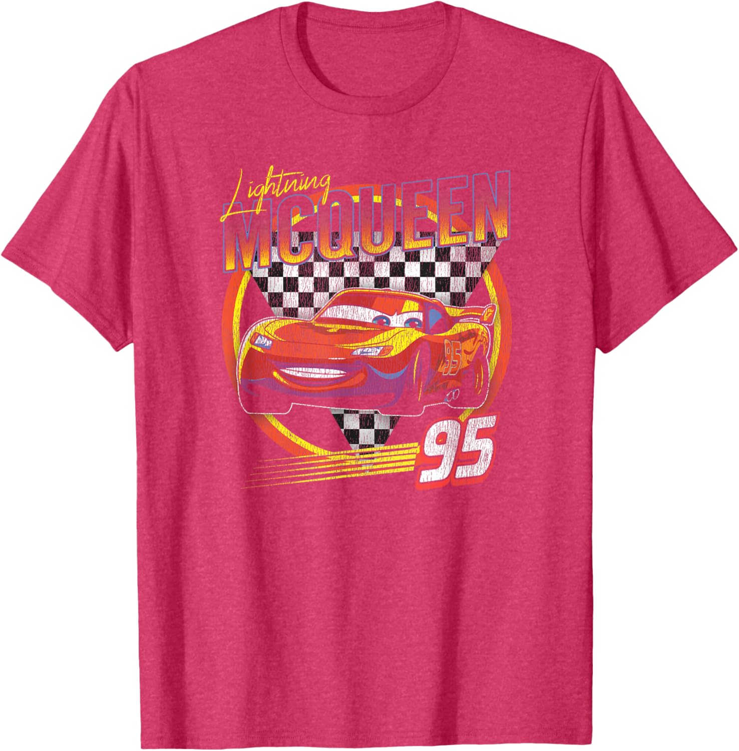 Vintage Lightning McQueen T-Shirt for Disney Pixar Cars Fans - 1