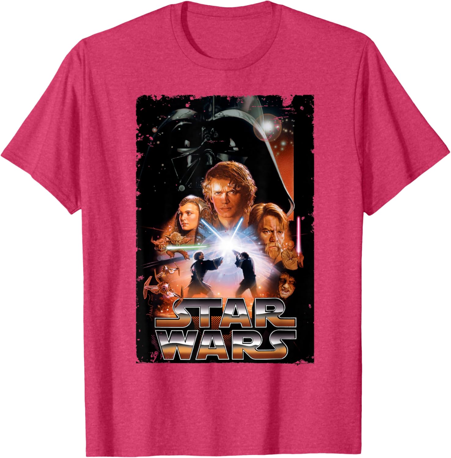 Vintage Star Wars Revenge of the Sith T-Shirt for Disney Fans - 2