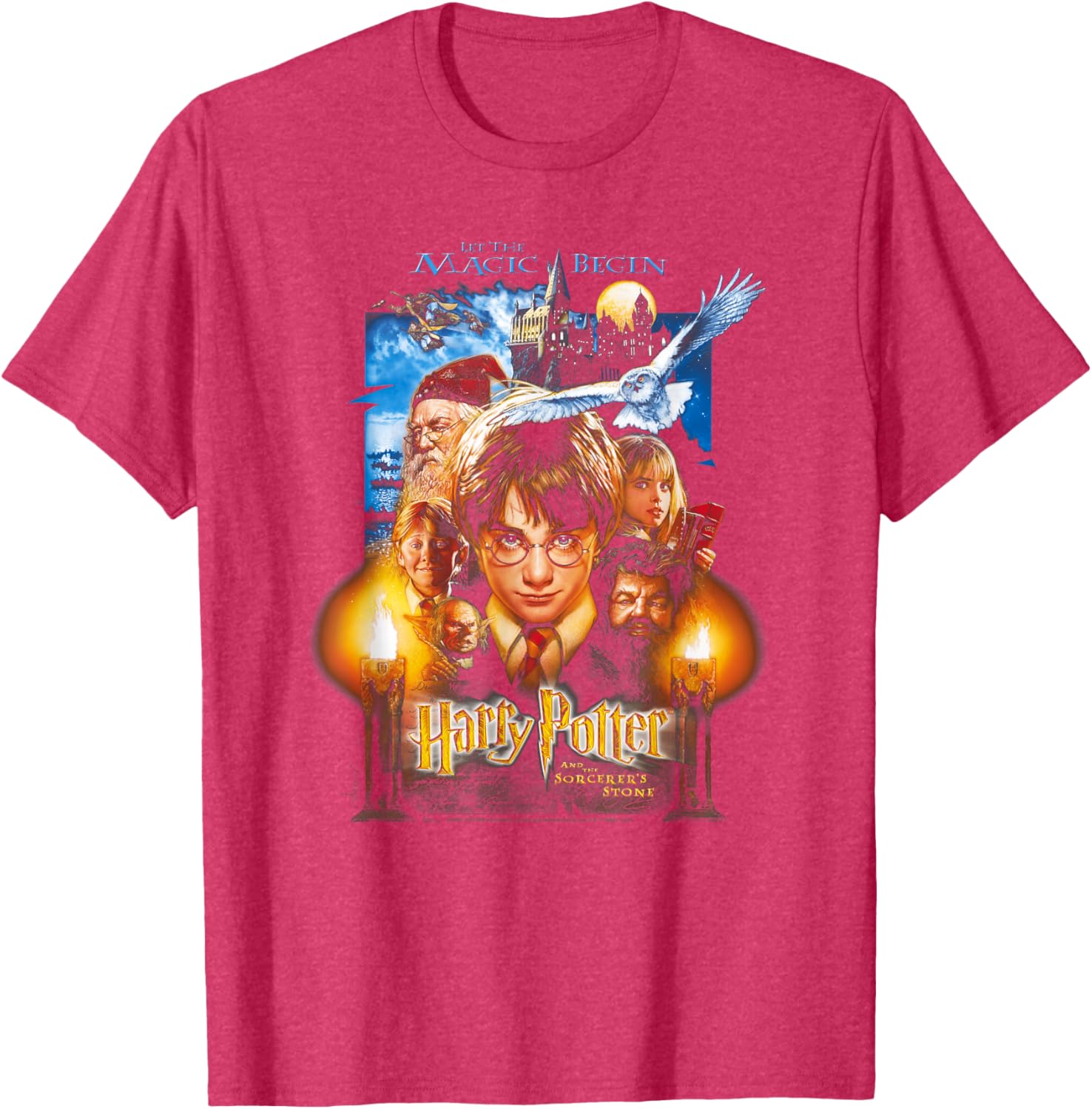 Harry Potter Black Movie Poster T-Shirt for Women - Short Sleeve Small - 2
