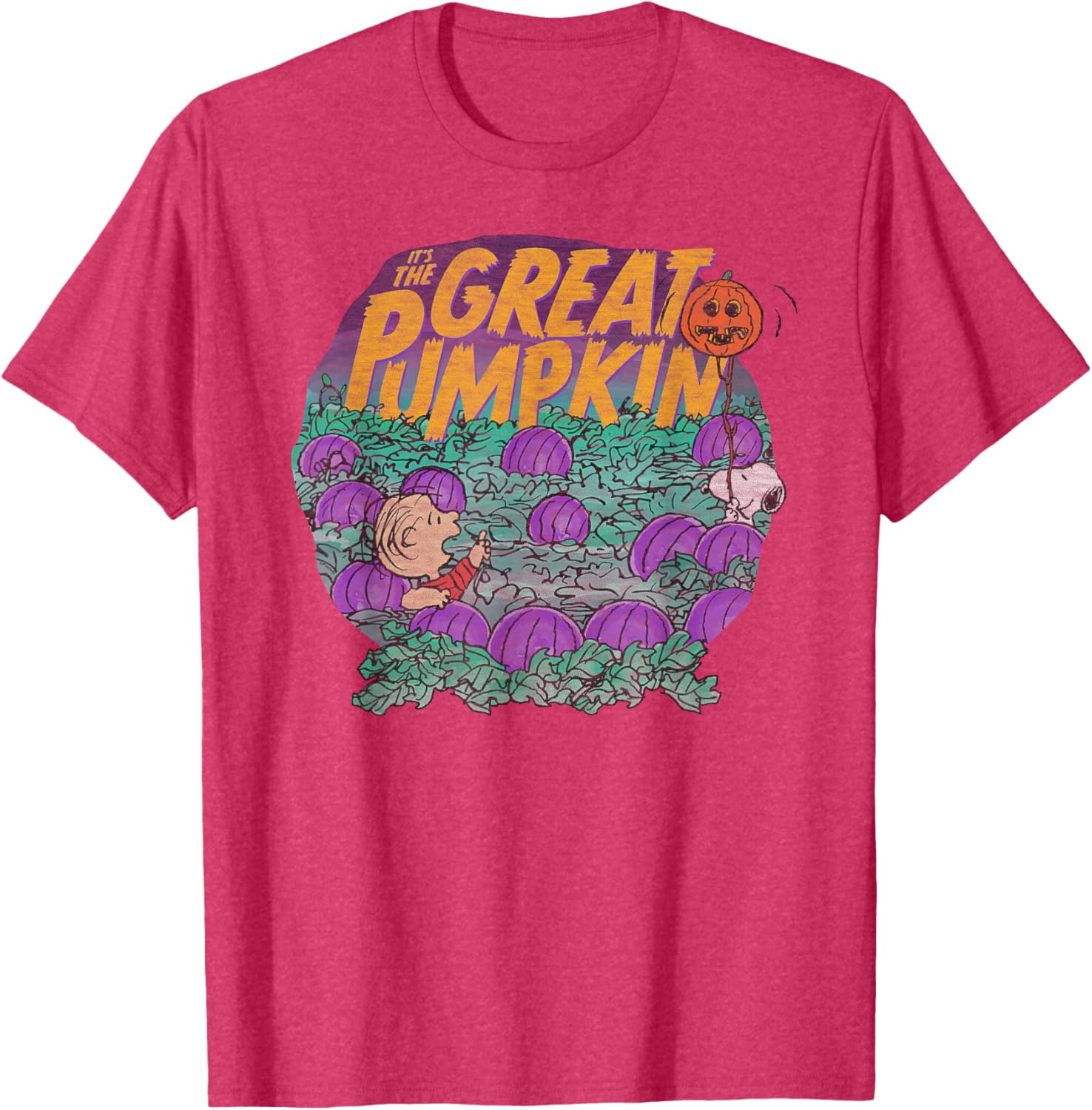 Peanuts Halloween Linus and Snoopy Great Pumpkin T-Shirt for All Ages - 11