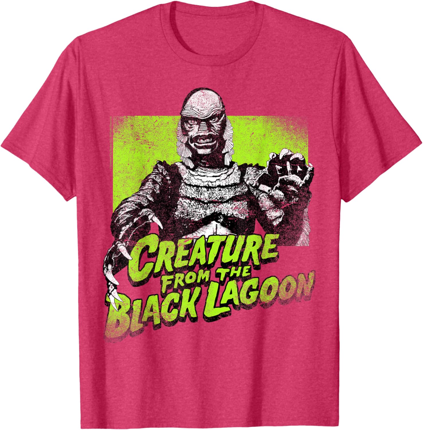 Universal Monsters Creature From The Black Lagoon Green T-Shirt for Fans - 7