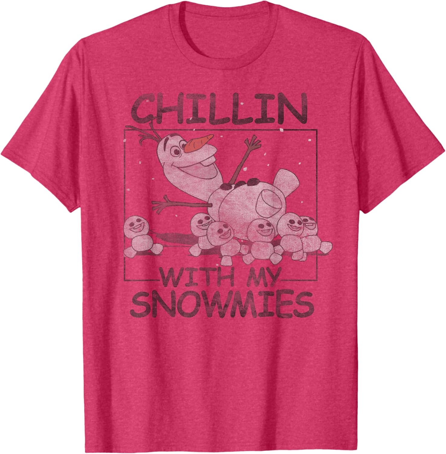 Disney Frozen Olaf Chillin With My Snowmies T-Shirt for Kids and Adults - 7