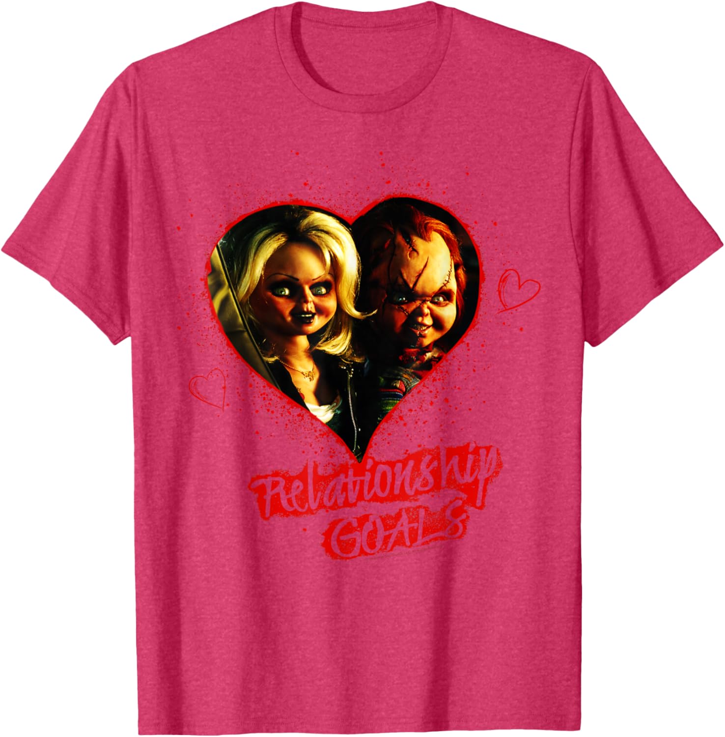 Child's Play Chucky and Tiffany Relationship Goals T-Shirt for Kids - 1