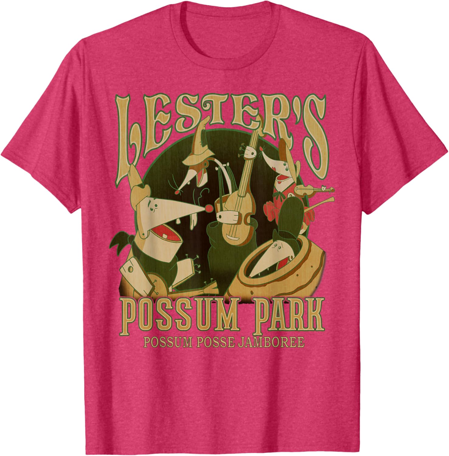 Disney A Goofy Movie Lester's Possum Park Vintage T-Shirt for Fans - 7