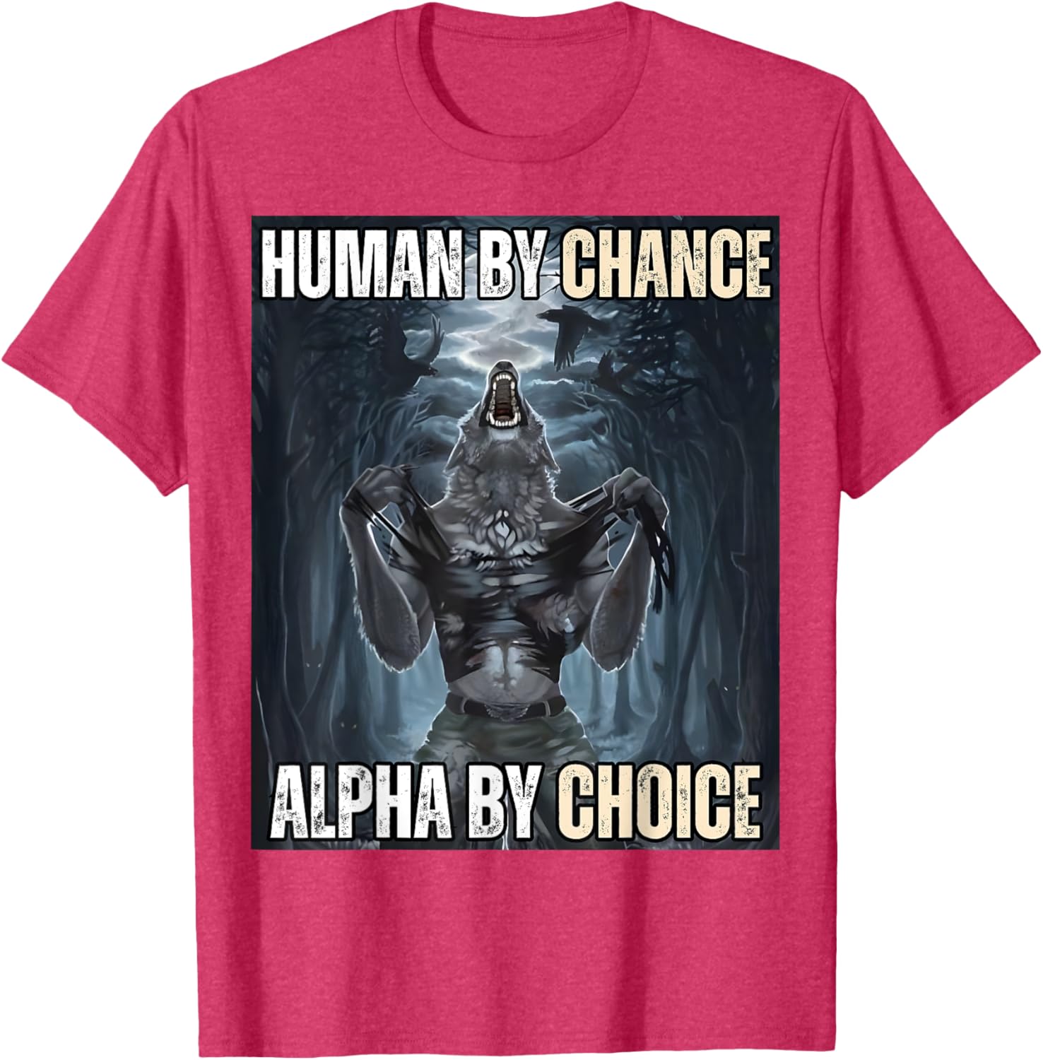 Funny Alpha Wolf Meme T-Shirt for Cool and Unique Style Fans - 14