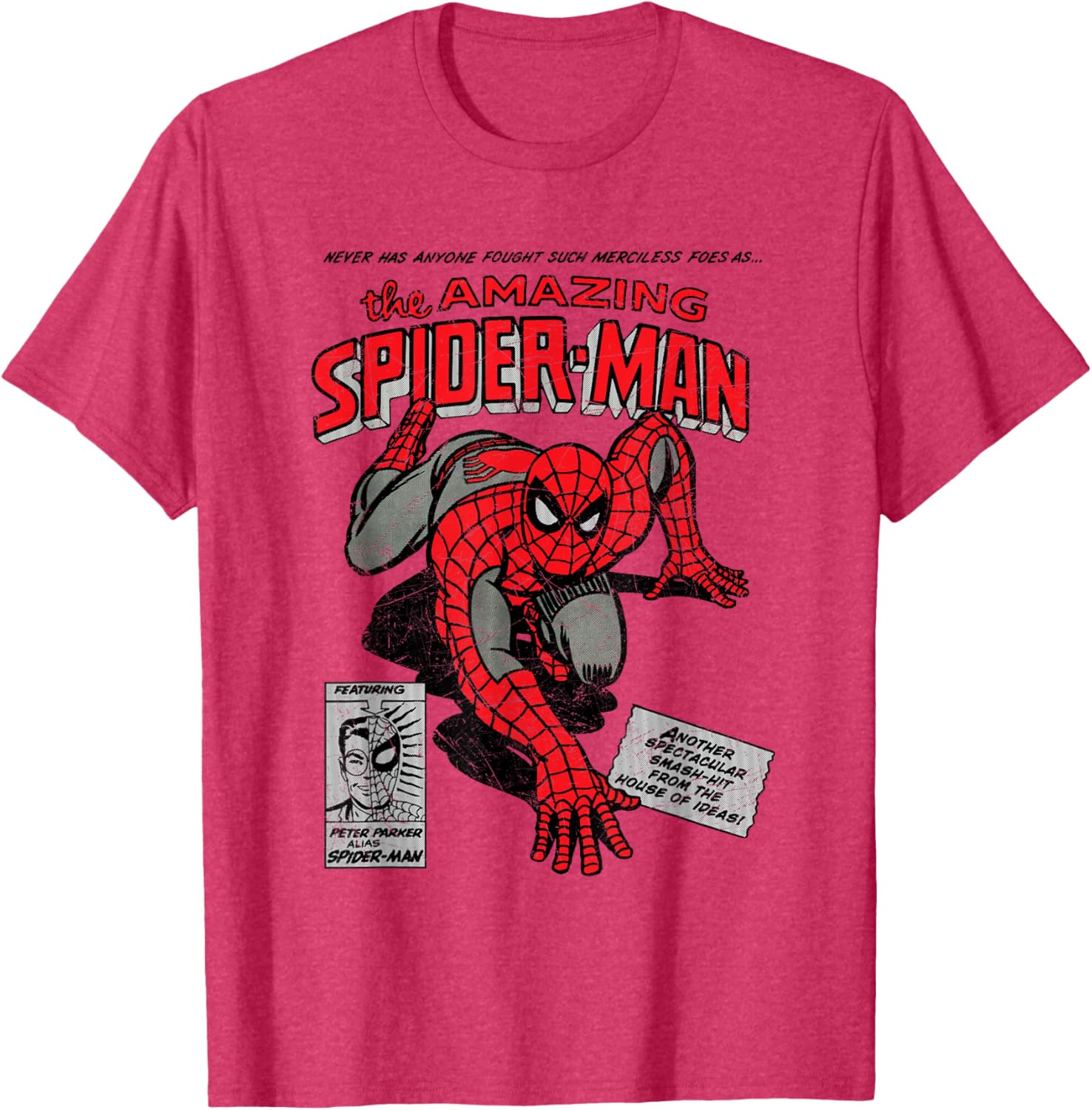 Marvel Spider-Man Retro Comic T-Shirt for Comic Book Fans - 8