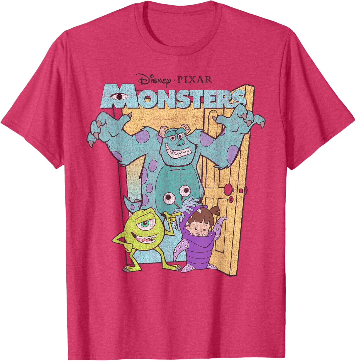 Disney Pixar Monsters Inc Mike Sulley Boo T-Shirt for Kids and Adults - 1