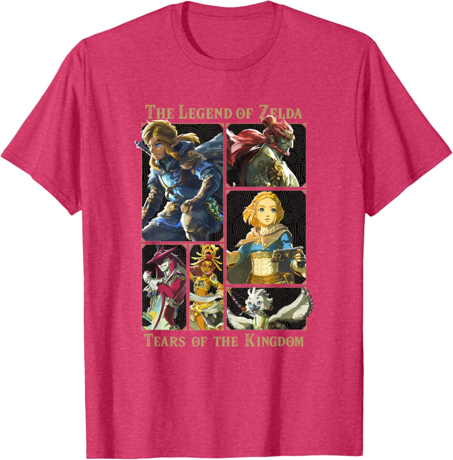 The Legend of Zelda Tears of the Kingdom Character Box Up T-Shirt - 4