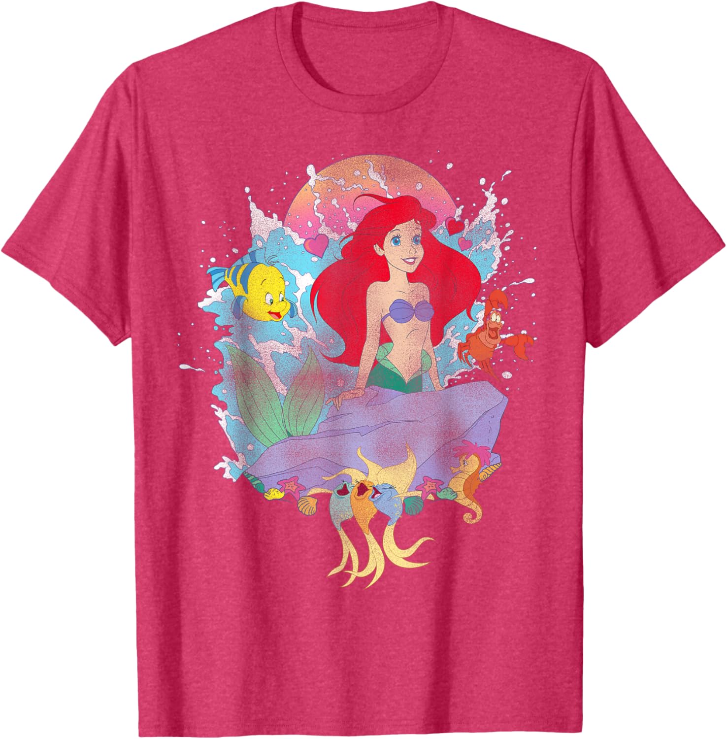 Ariel Splash T-Shirt for Kids - Fun Disney Little Mermaid Apparel - 9