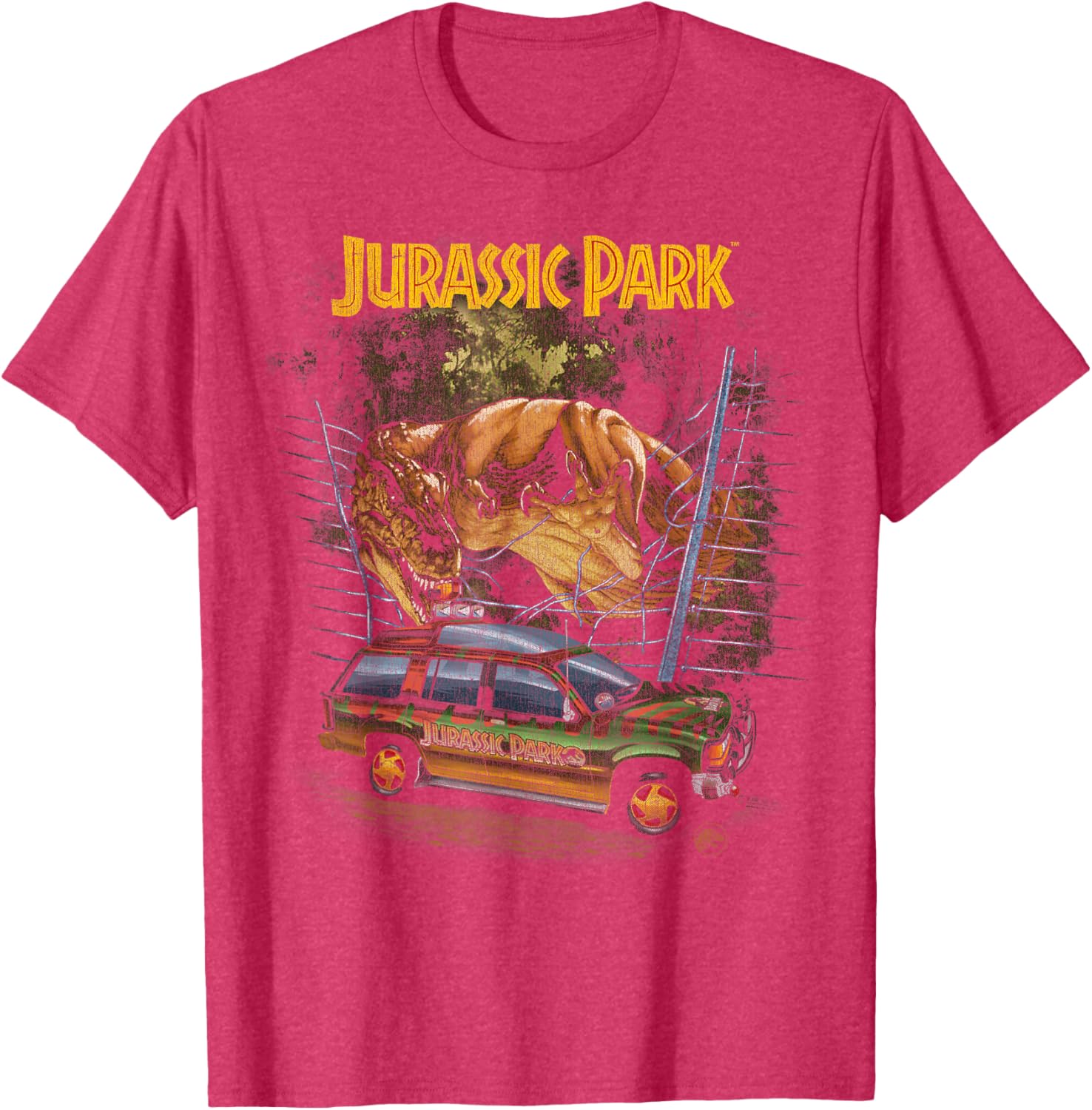 Jurassic Park Vintage T-Rex Break Out Tee for Dinosaur Lovers - 9