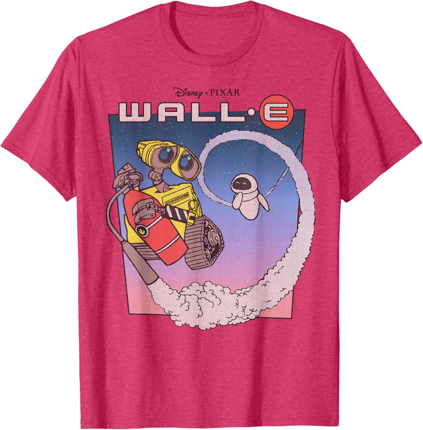 Disney Pixar Wall-E Eve Retro Distressed T-Shirt for Fans and Collectors - 8