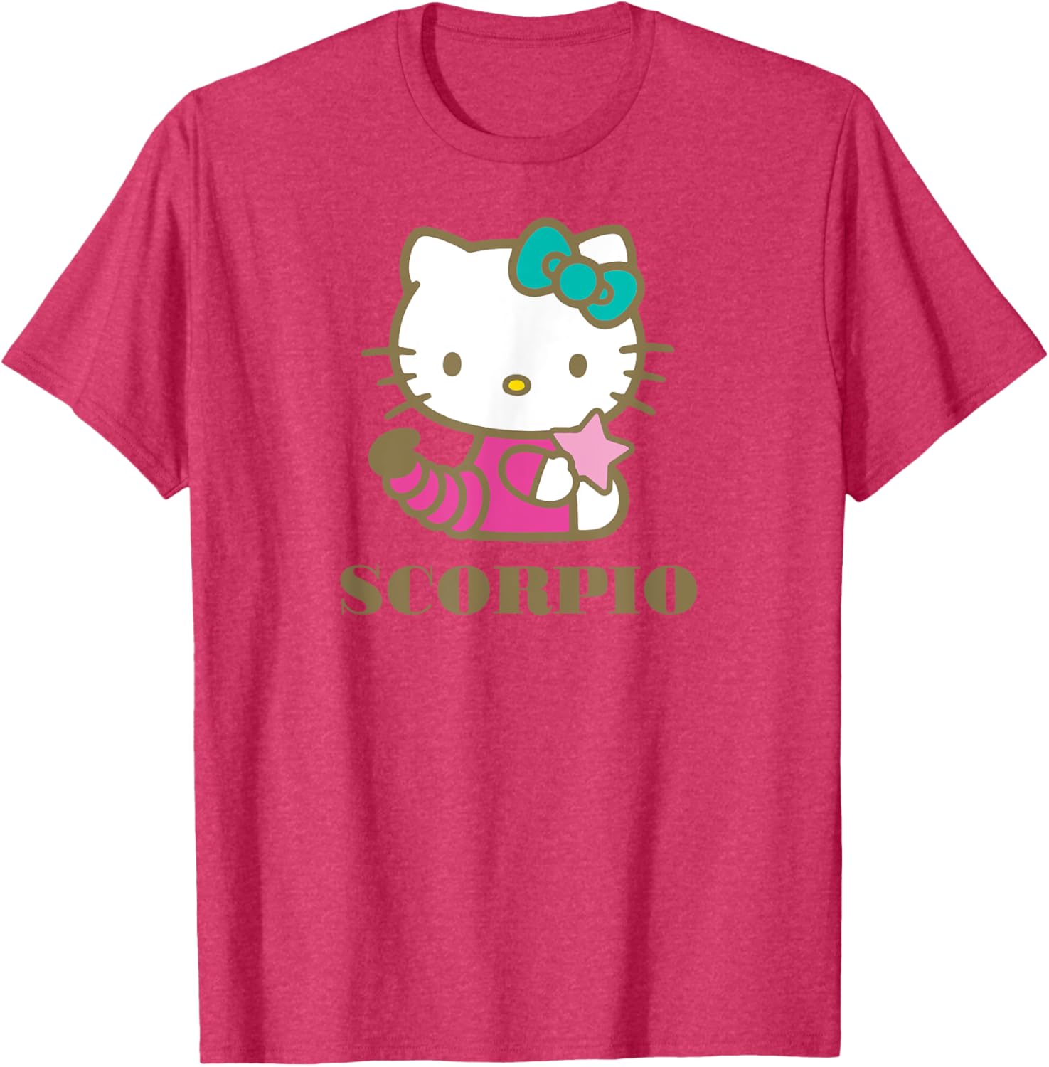 Hello Kitty Scorpio Zodiac T-Shirt for Trendy Fans of Cute Fashion - 2