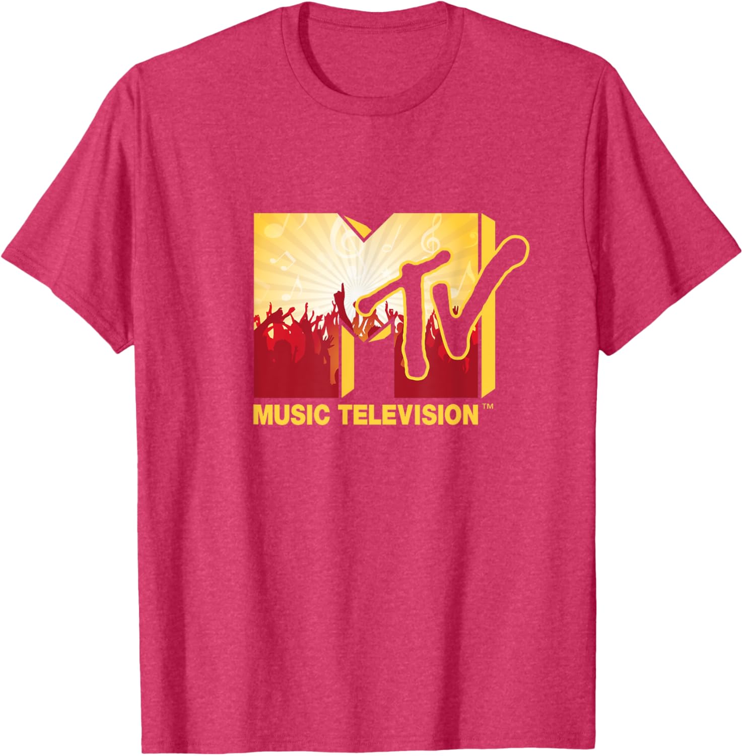 Mademark x MTV Official Logo T-Shirt with Cheerful Party Music Crowd - 13