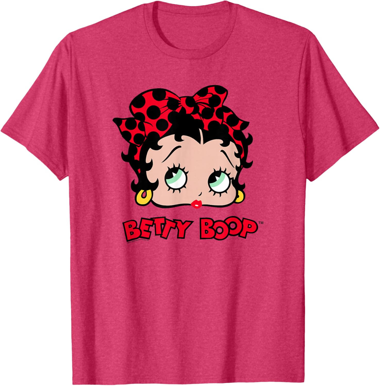 Betty Boop Vintage Dot Bow T-Shirt - Classic Pin Up Style Apparel - 3