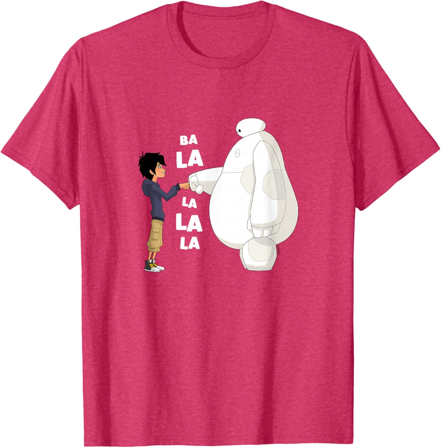 Big Hero 6 Fist Bump Tee Fun Graphic T-Shirt for Fans and Kids - 1