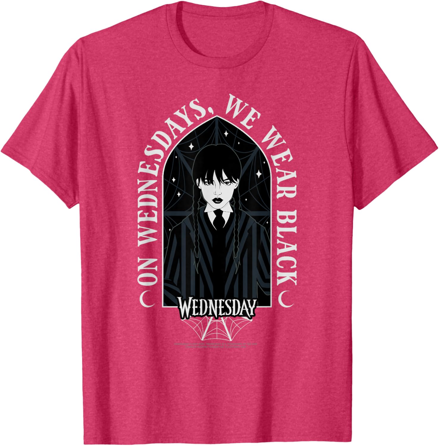 Wednesday On Wednesdays We Wear Black Goth T-Shirt for Stylish Looks - 12