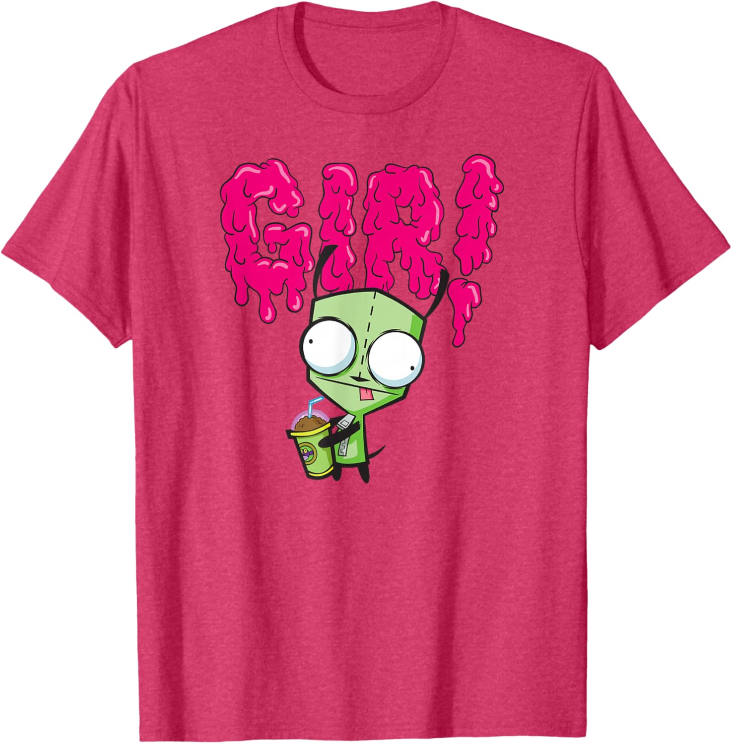 Invader Zim Gir Slime Slush T-Shirt Fun Graphic Tee for Fans - 6