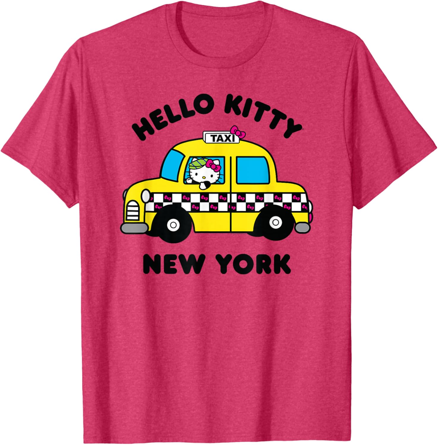 Hello Kitty New York Taxi T-Shirt Fun Gift for Cat Lovers and Tourists - 13