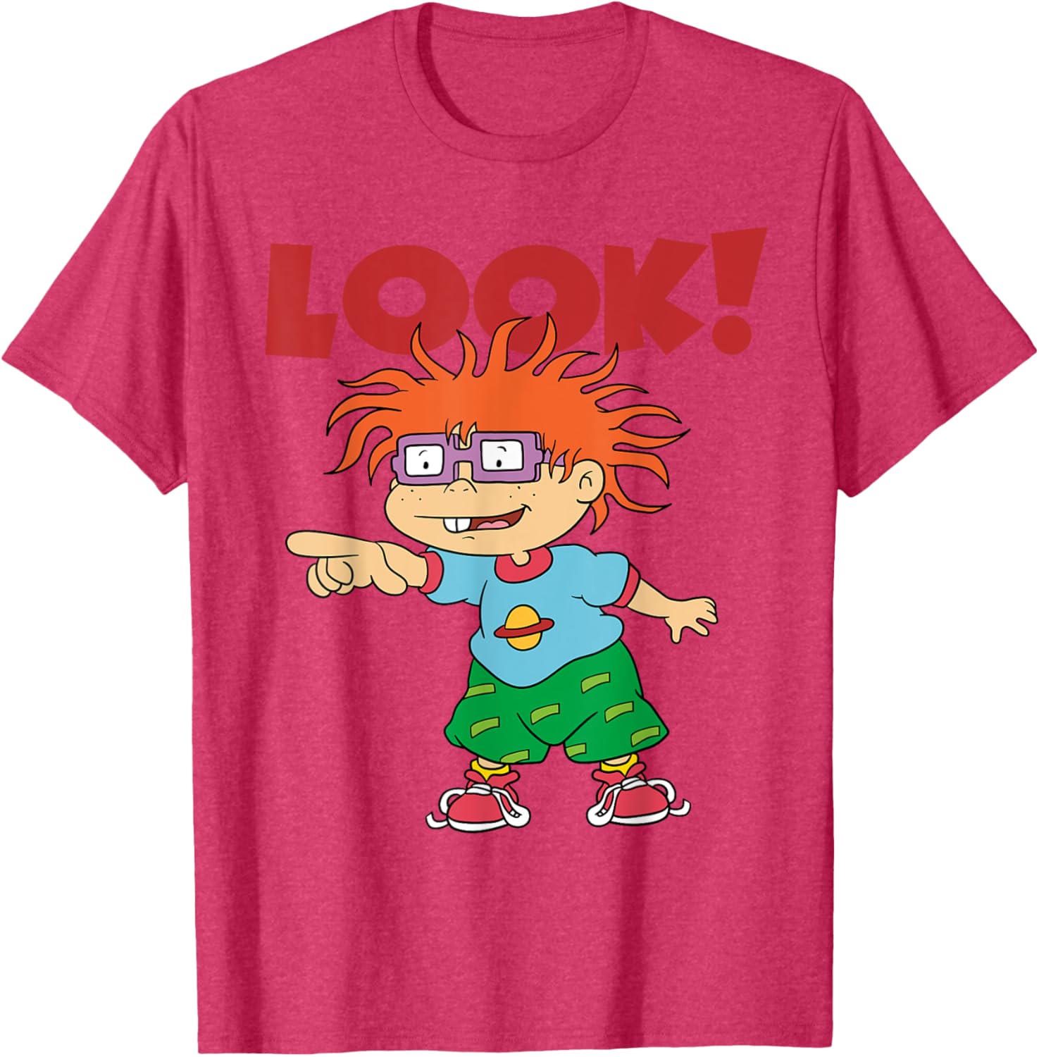 Mademark Rugrats Chuckie Finster Look T-Shirt for Kids and Adults - 5