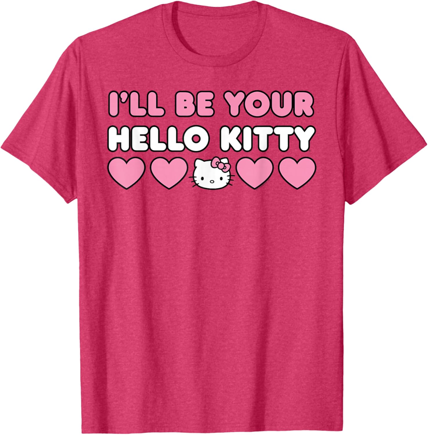 Cute Hello Kitty Couples Matching Valentine's Day T-Shirt for Lovers - 19