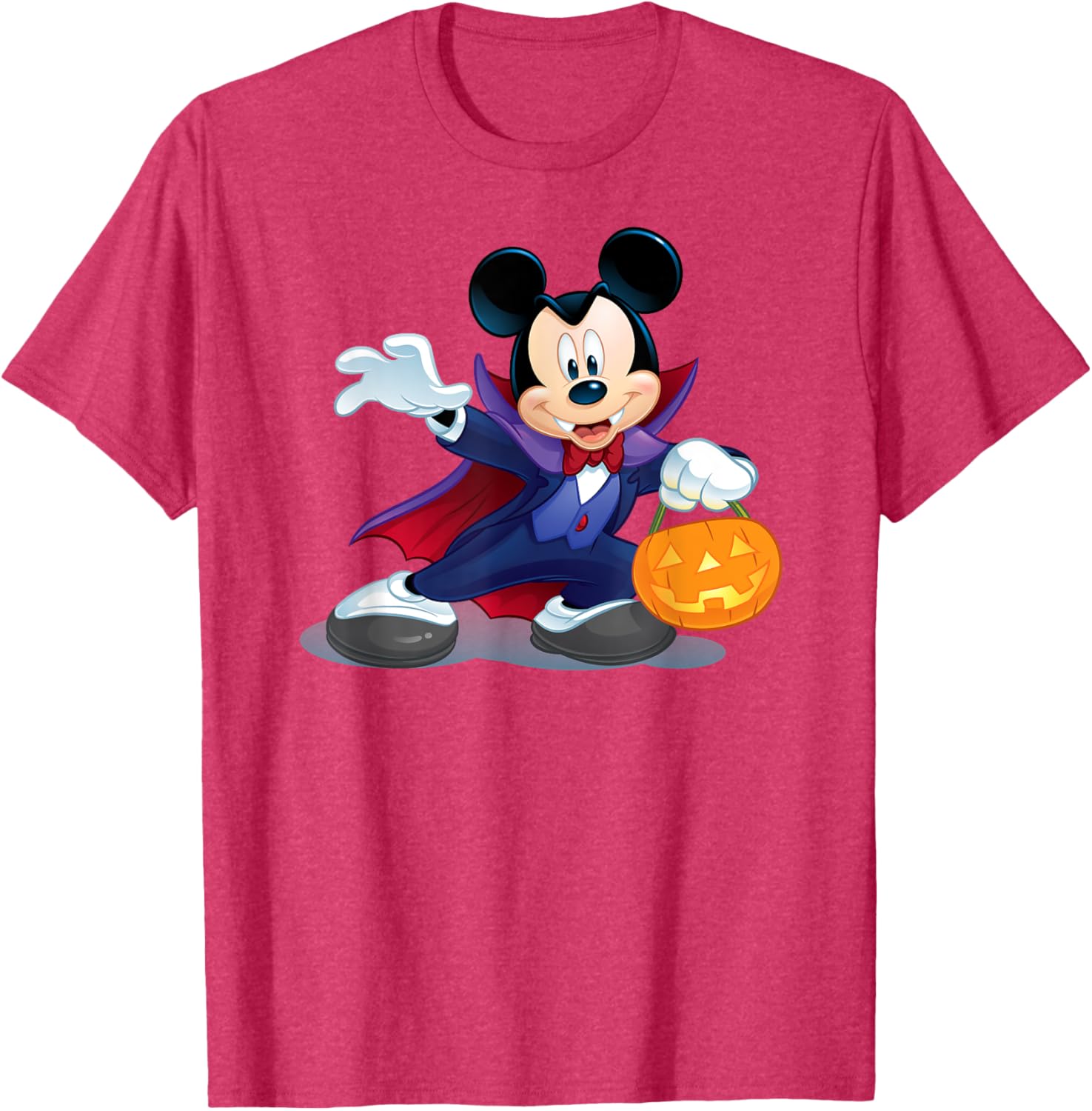Disney Halloween Mickey Mouse Vampire T-Shirt for Fun Holiday Style - 2