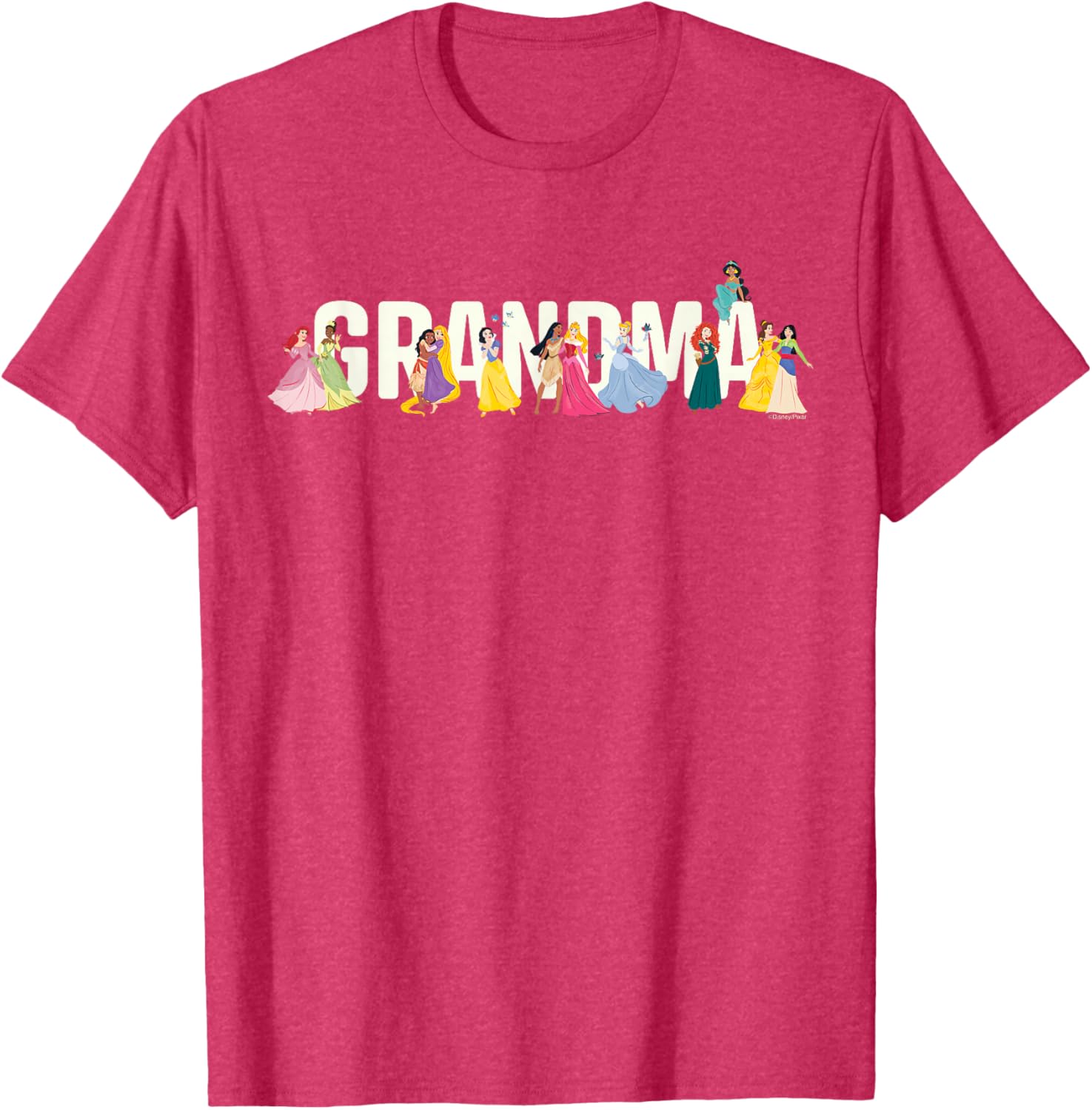 Disney Princess Squad Grandma Family Reunion T-Shirt for Vacations - 1