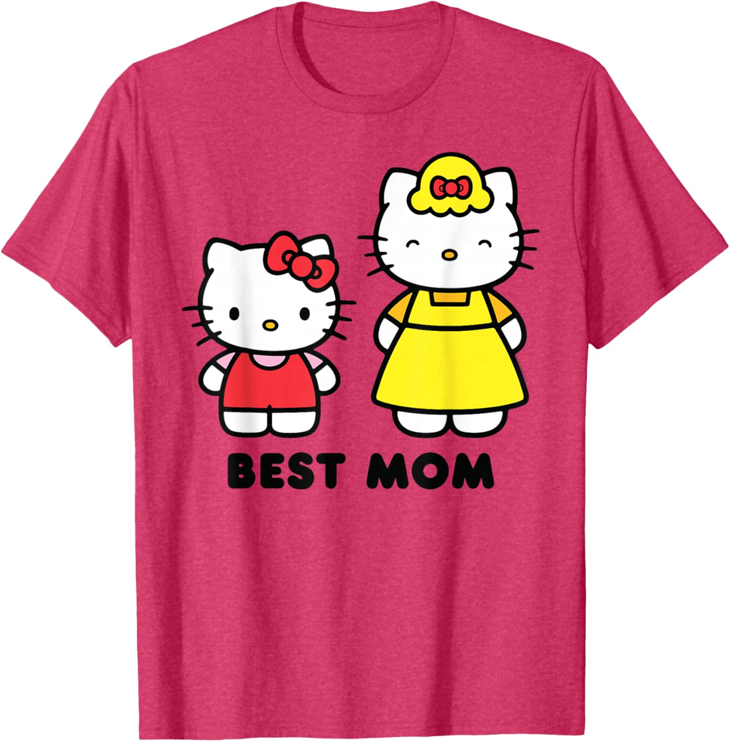 Hello Kitty Best Mom Mother's Day T-Shirt for Loving Moms and Gifts - 11