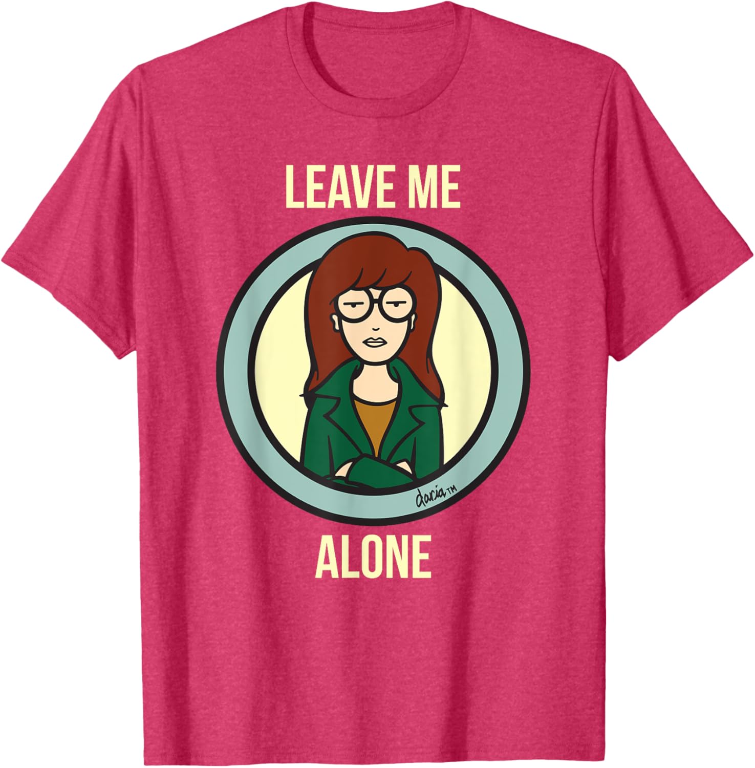 Mademark x Daria Leave Me Alone T-Shirt for Trendy Casual Wear - 2