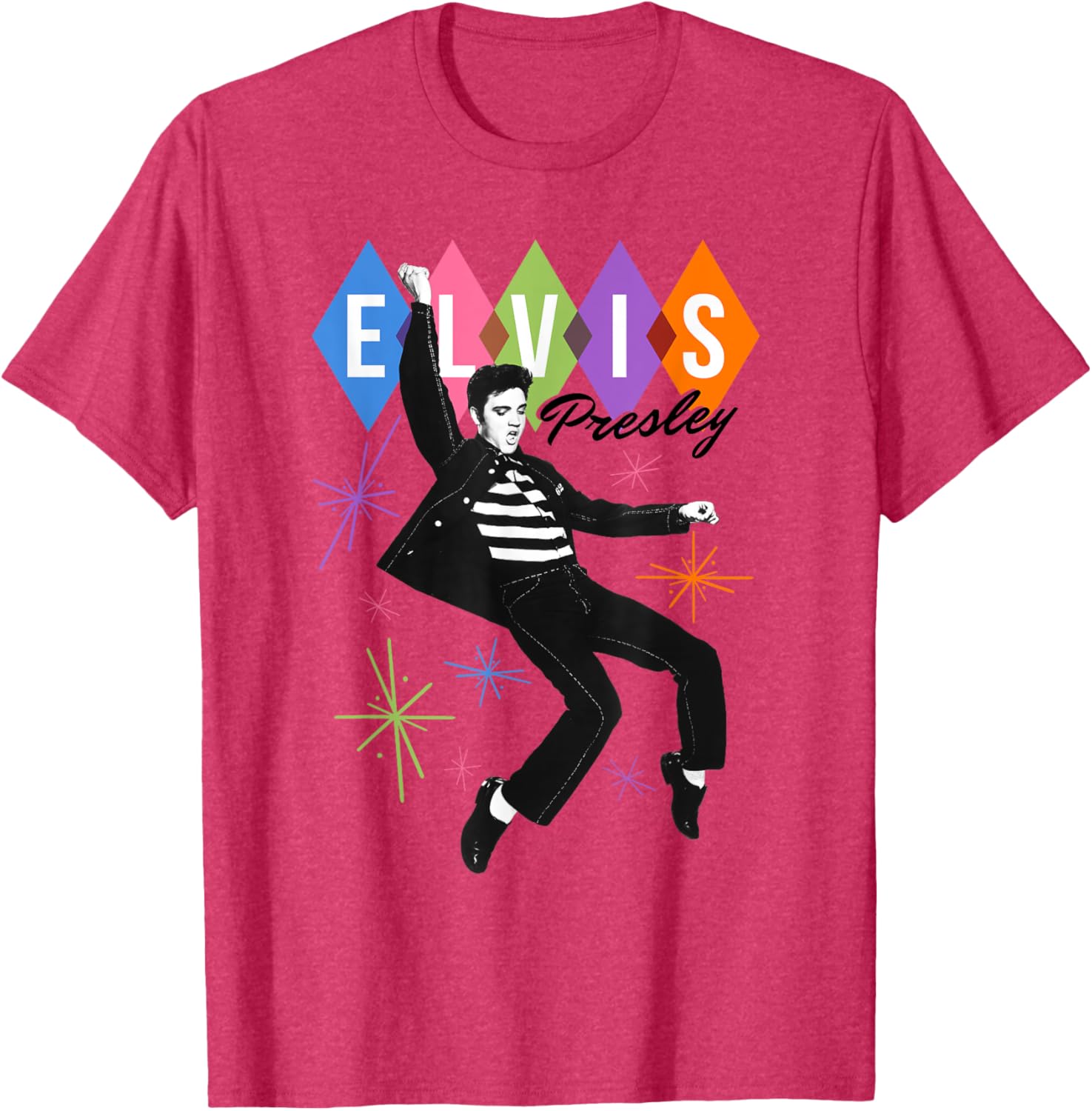 Elvis Presley Official Dancing Star T-Shirt - Vintage Style Music Apparel - 16