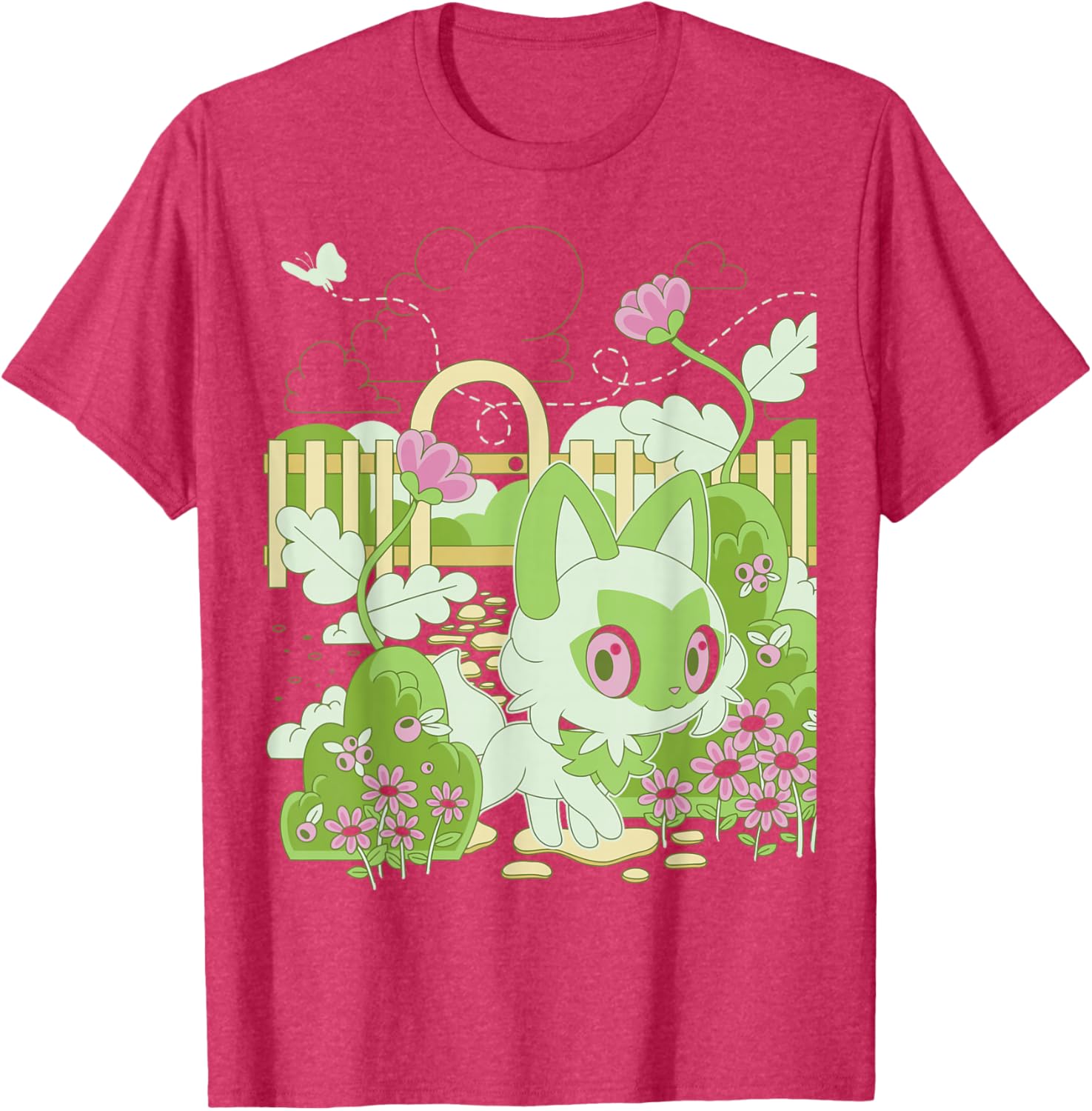 Cute Sprigatito Nature T-Shirt - Perfect for Pokémon Fans and Adventures - 8