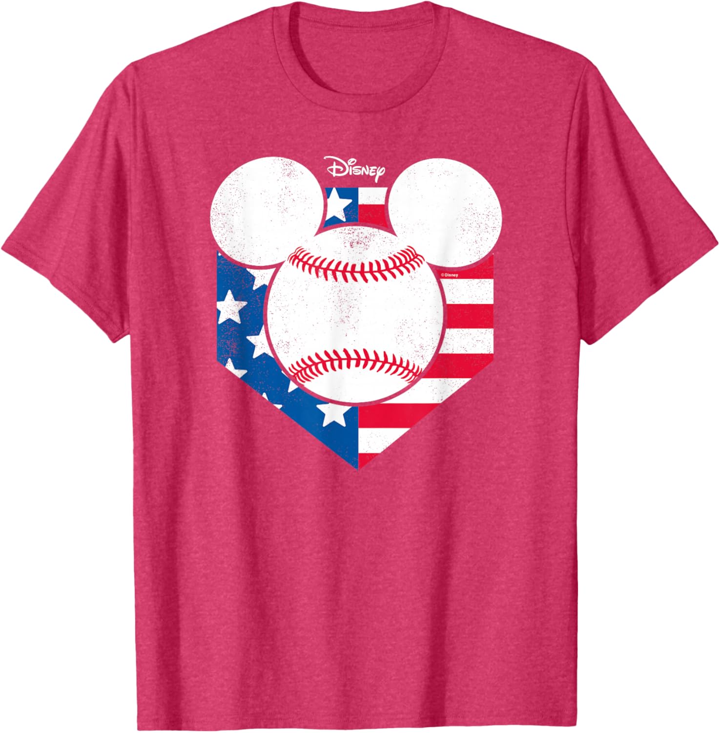 Disney Mickey Baseball Diamond T-Shirt Cool Graphic Tee for Fans - 2
