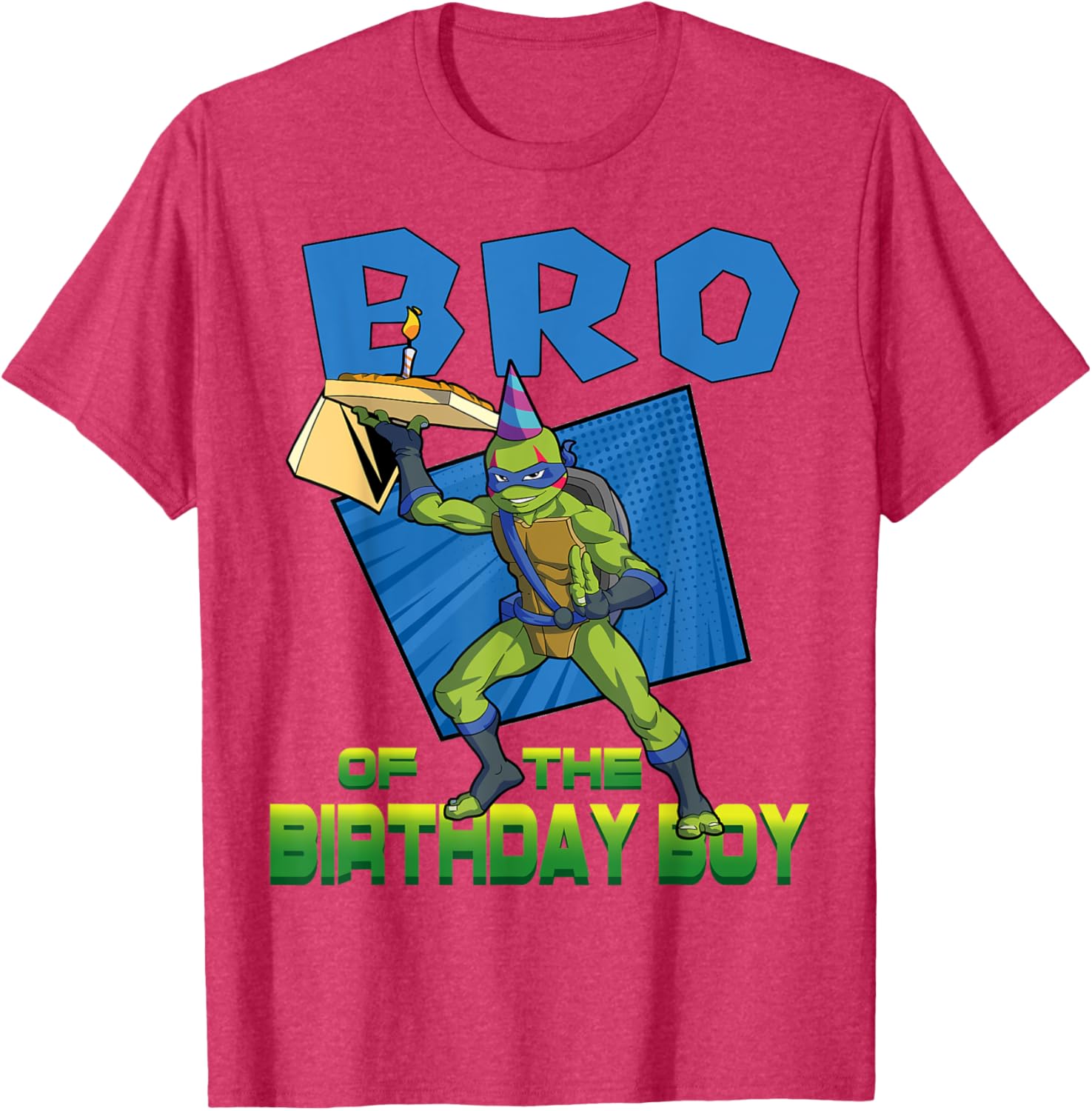 Mademark Teenage Mutant Ninja Turtles Leo Birthday Pizza Party T-Shirt - 2