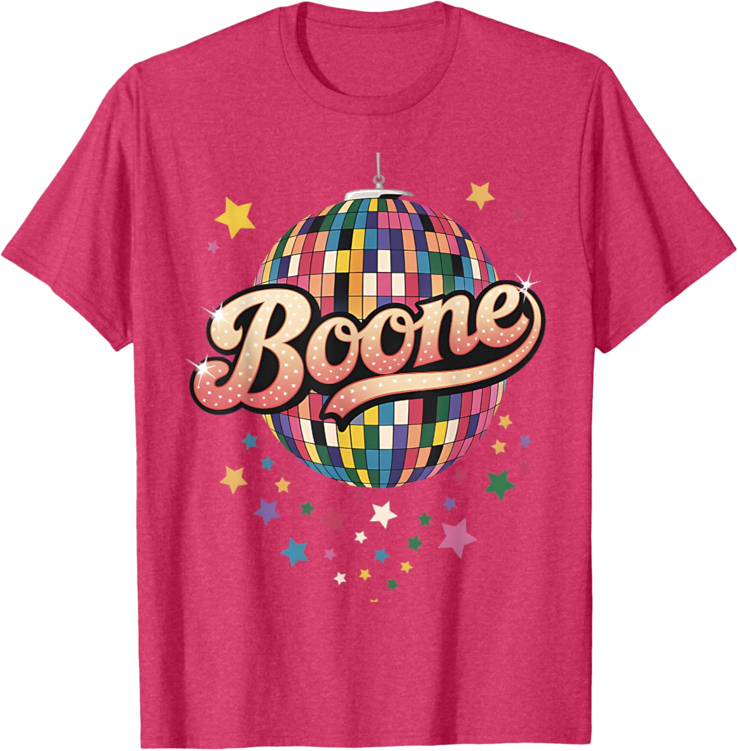 Personalized Girl Retro Boone Heart T-Shirt for Stylish Kids Outfit - 5