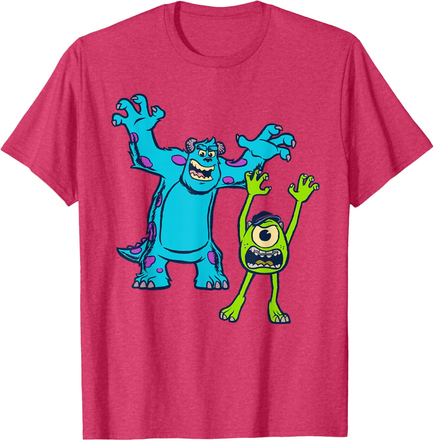 Cute Disney Pixar Monsters University Sulley and Mike T-Shirt for Kids - 7