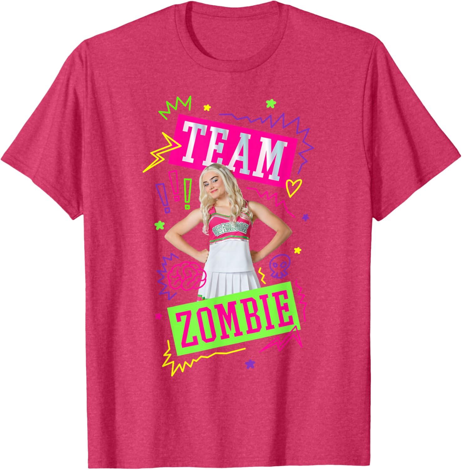 Disney Zombies Addison Team Poster T-Shirt for Fans of Fun Style - 6
