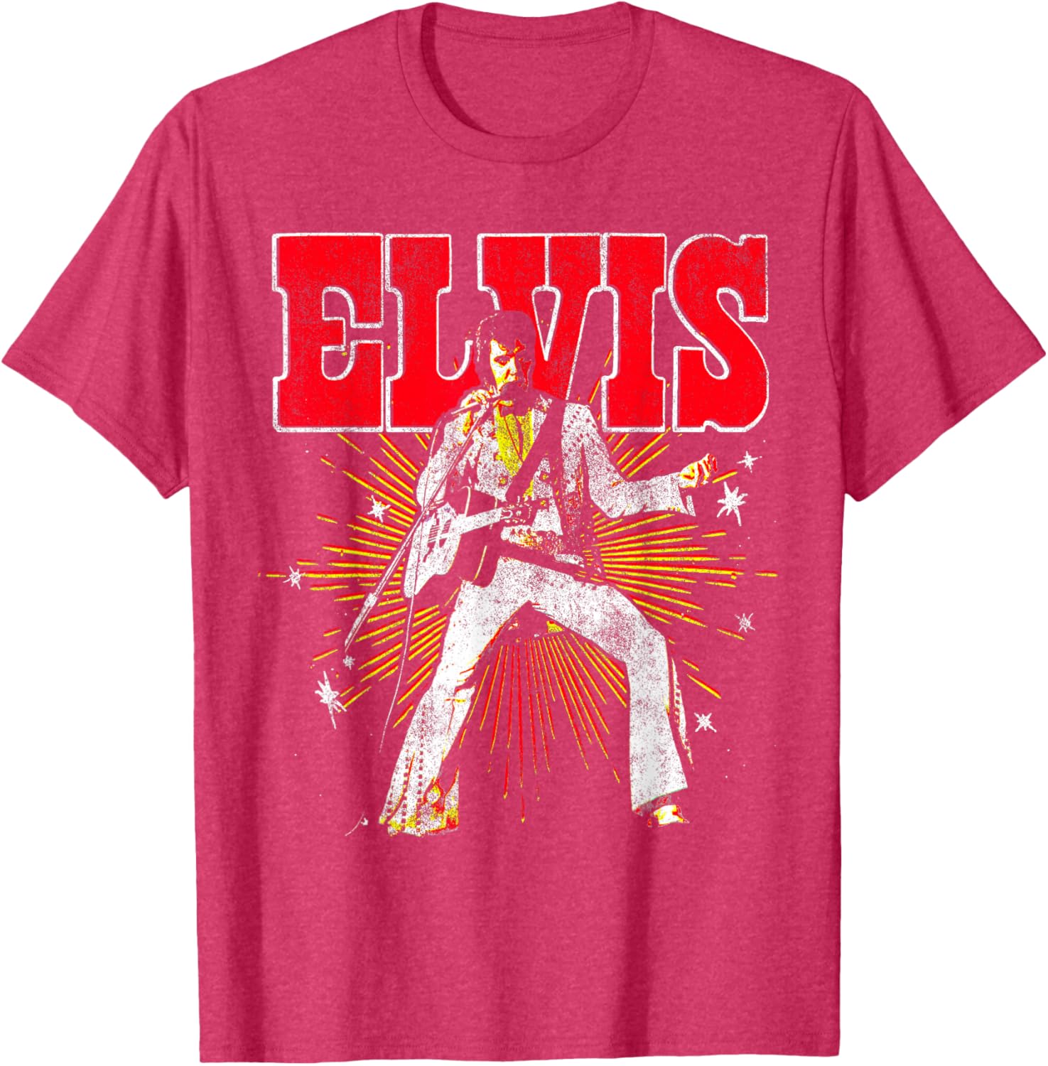 Elvis Presley Retro Short Sleeve T-Shirt for Fans and Collectors - 14