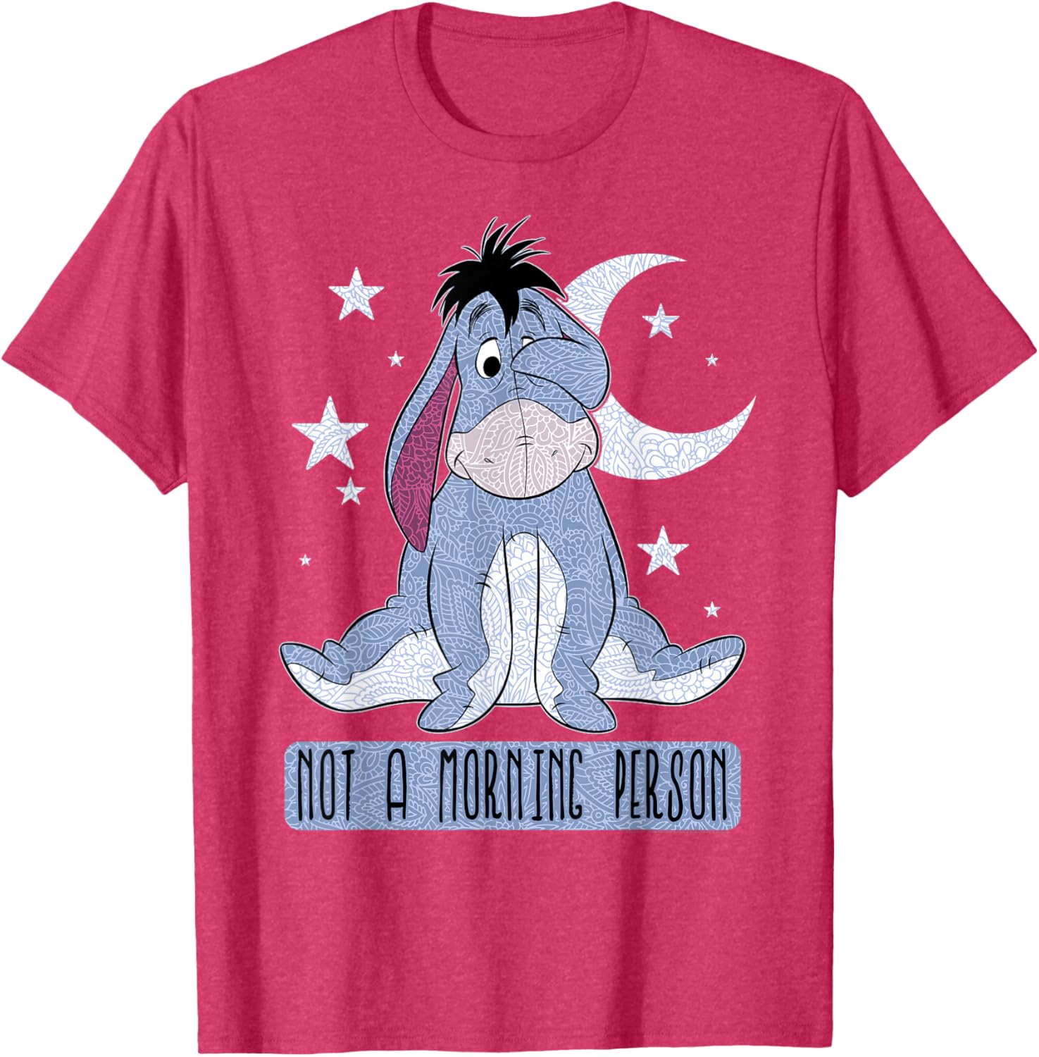 Disney Eeyore Not A Morning Person Short Sleeve T-Shirt for Adults - 1