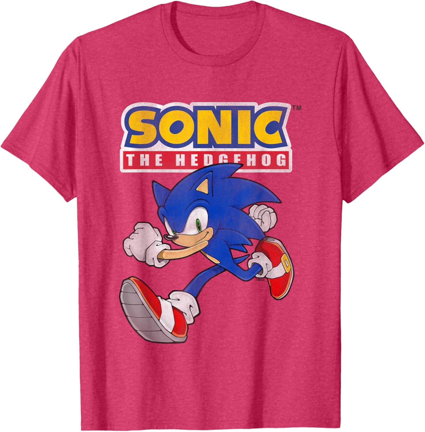 Sonic the Hedgehog Vintage Cool Portrait Graphic T-Shirt for Fans - 1