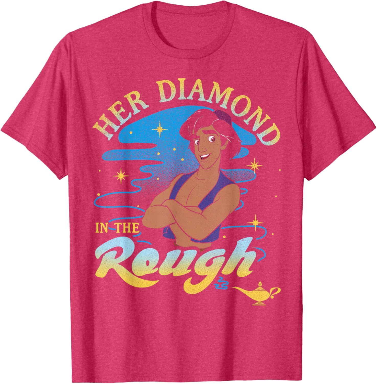 Disney Aladdin Diamond In The Rough Portrait T-Shirt for Fans - 4
