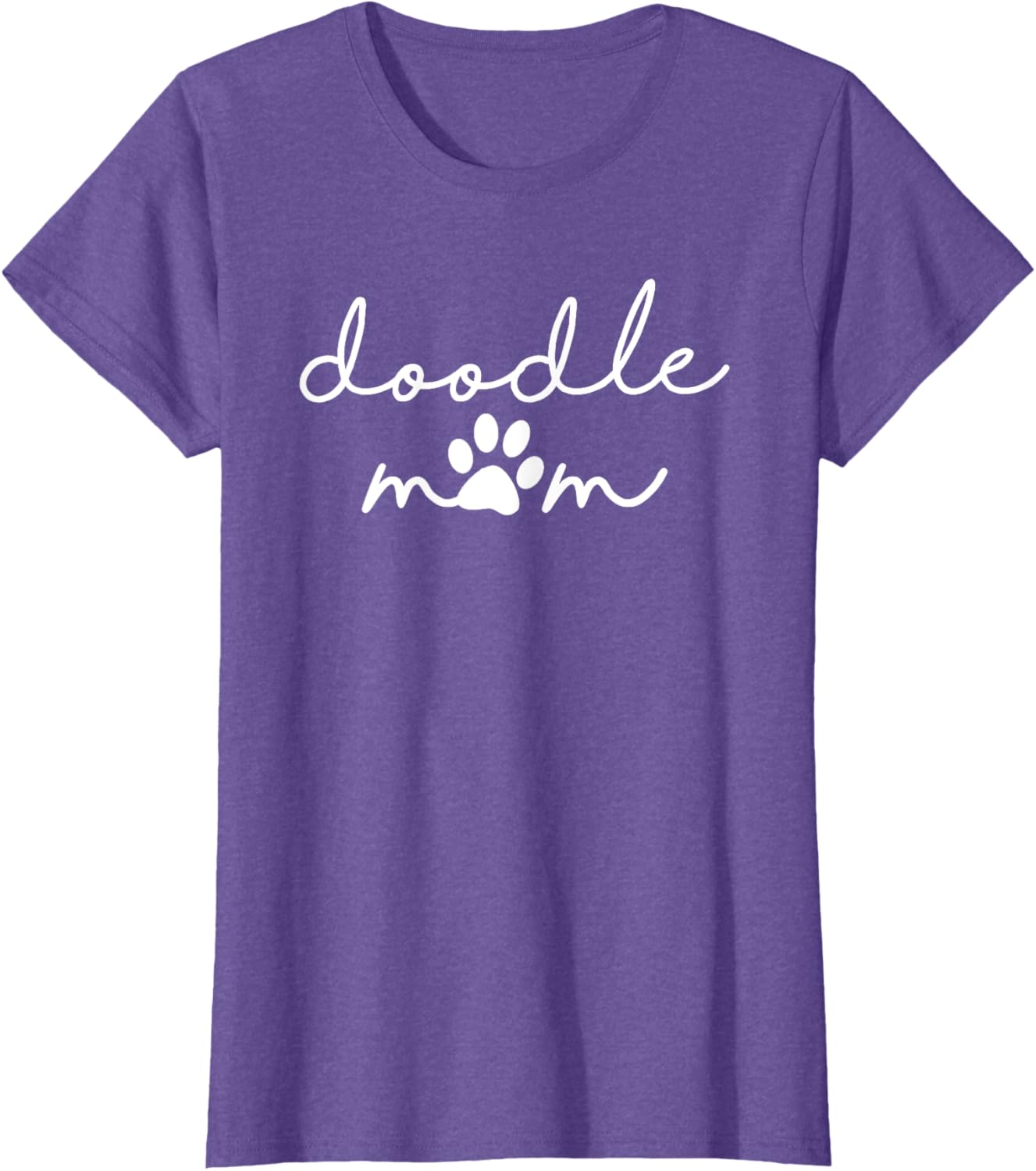 Golden Doodle Mom Mini Labradoodle Goldendoodle Pawprint T-Shirt for Women - 7