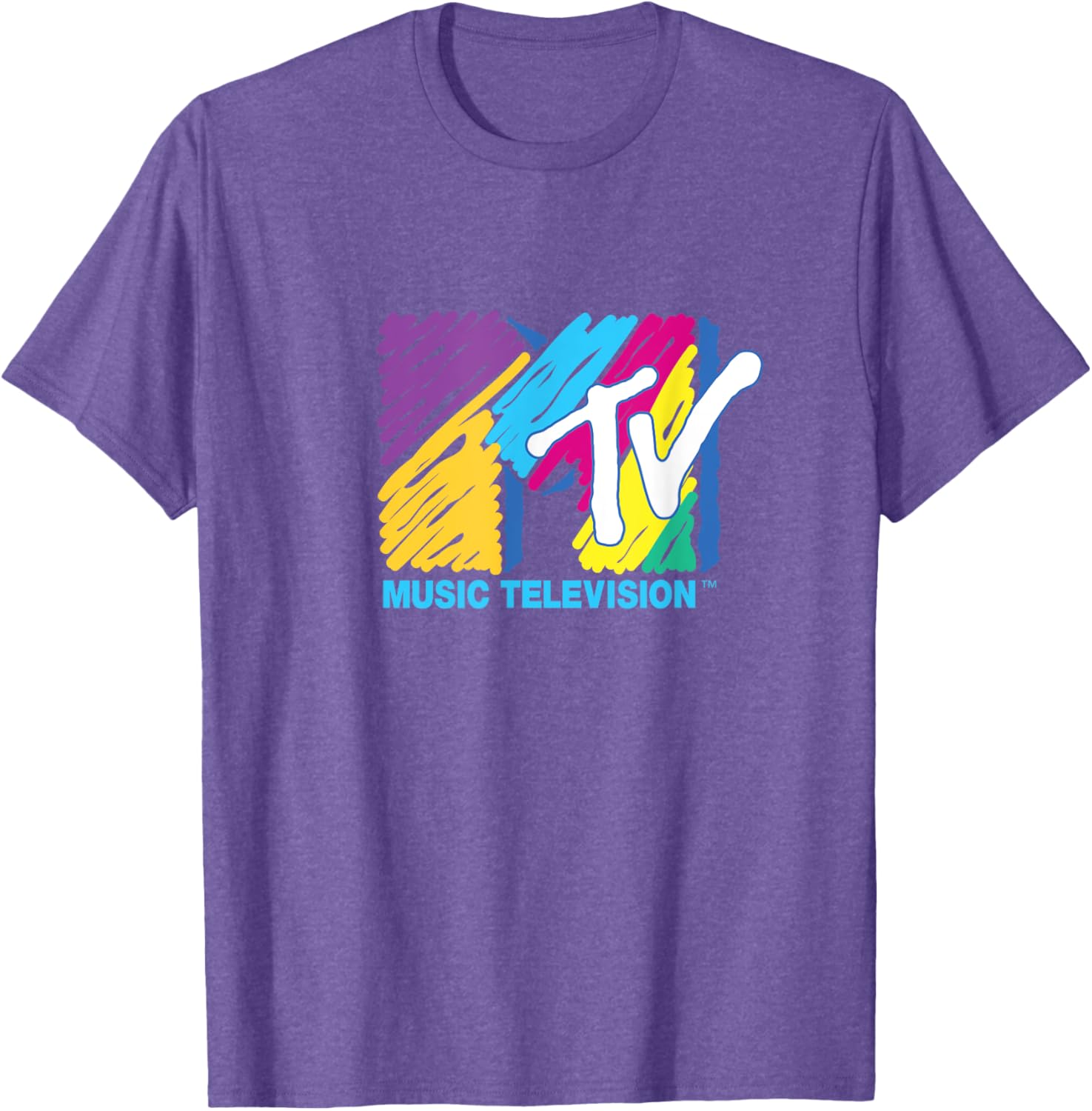 Mademark x MTV Colorful Logo Big Pen T-Shirt for Music Lovers - 15