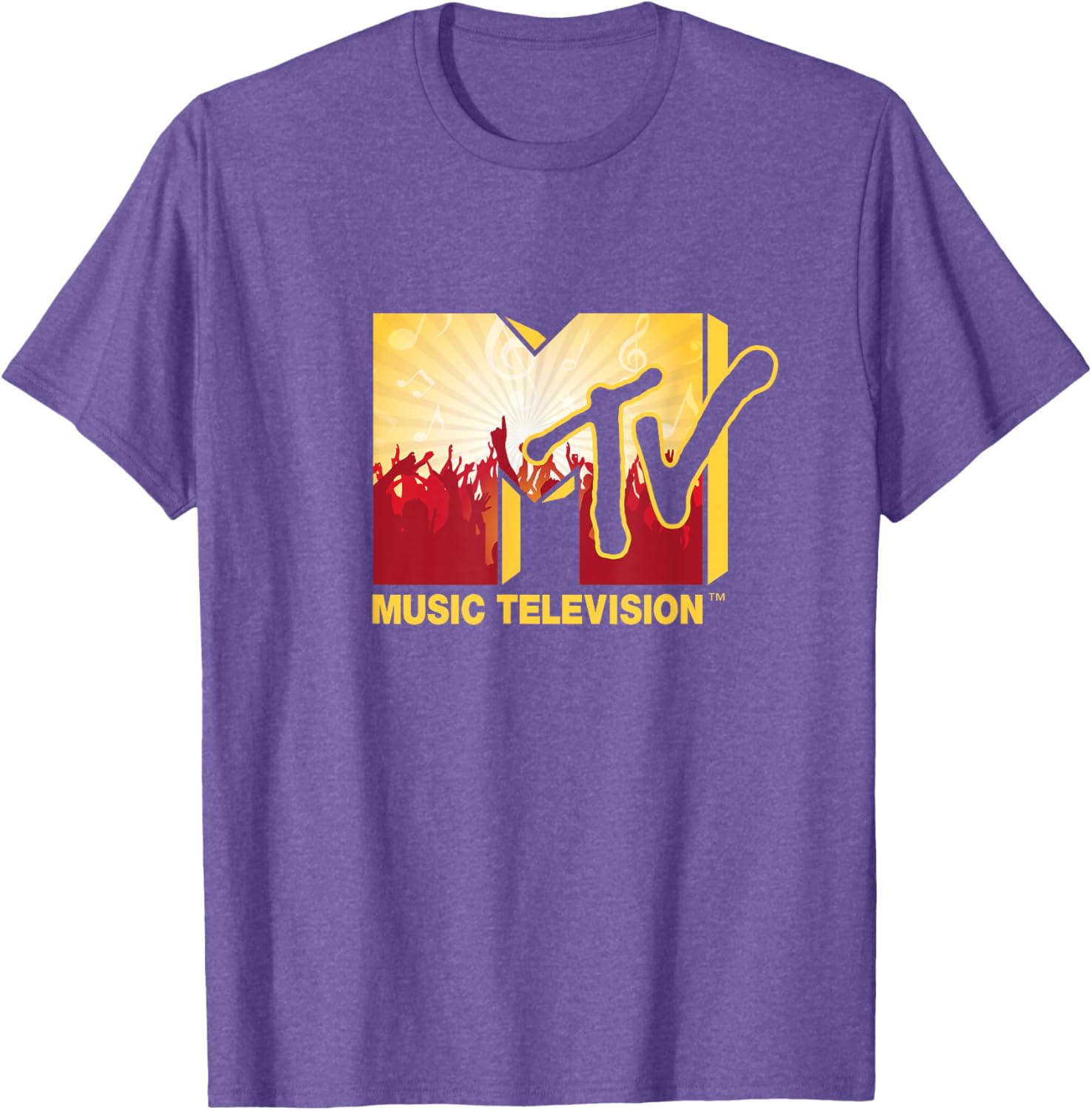 Mademark x MTV Official Logo T-Shirt with Cheerful Party Music Crowd - 17