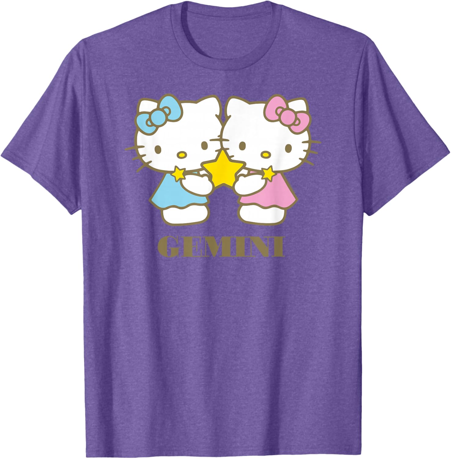 Hello Kitty Gemini T-Shirt for Zodiac Fans - Cute and Stylish Apparel - 10