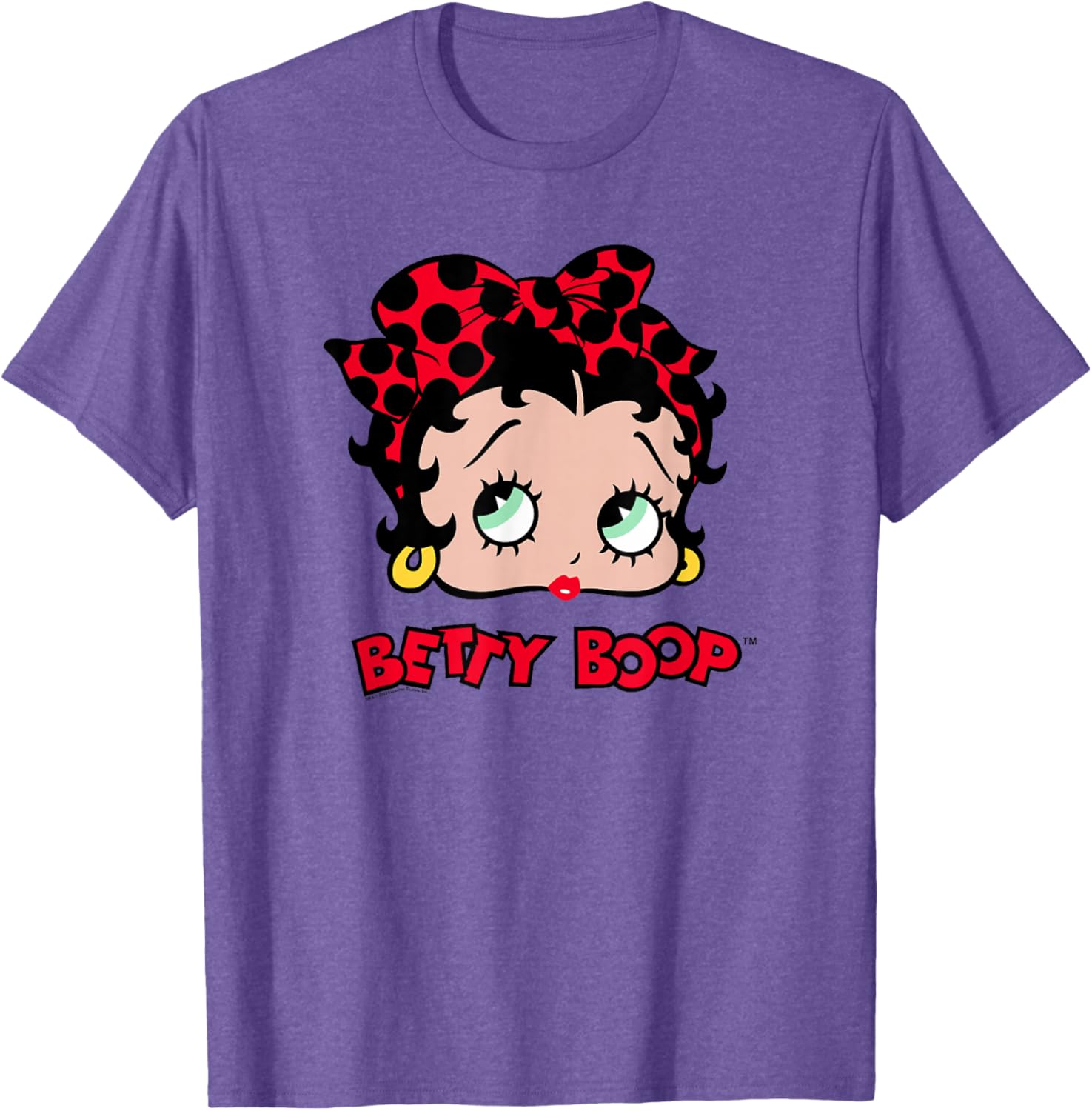 Betty Boop Vintage Dot Bow T-Shirt - Classic Pin Up Style Apparel - 4